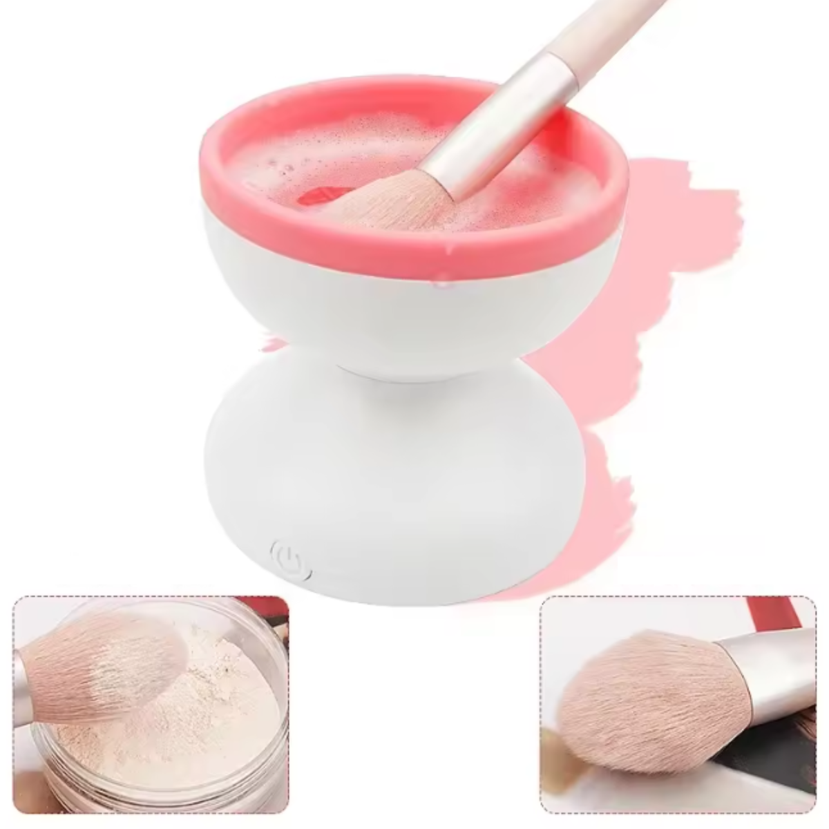 limpiador de brochas para maquillaje